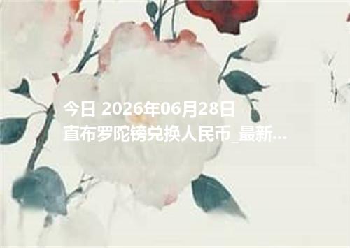 今日 2026年06月28日 直布罗陀镑兑换人民币_最新GIP汇率行情