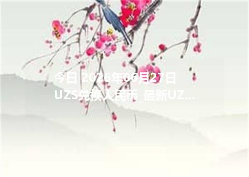 今日 2026年06月27日 UZS兑换人民币_最新UZS汇率行情